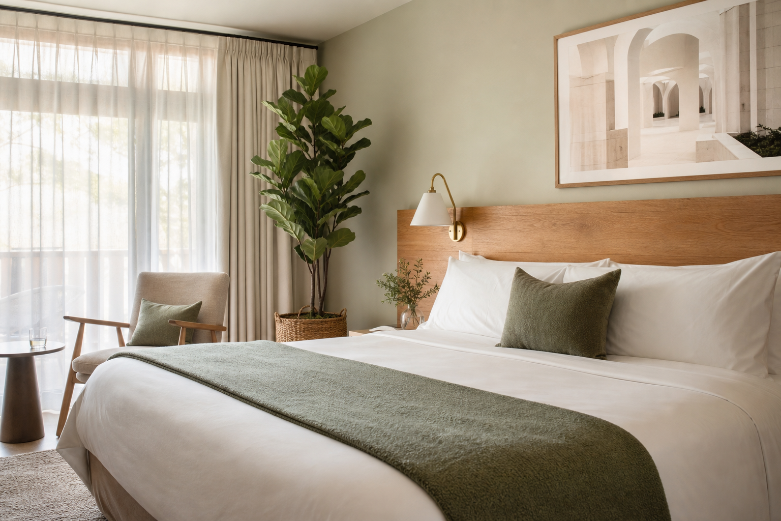 Boutique hotel room